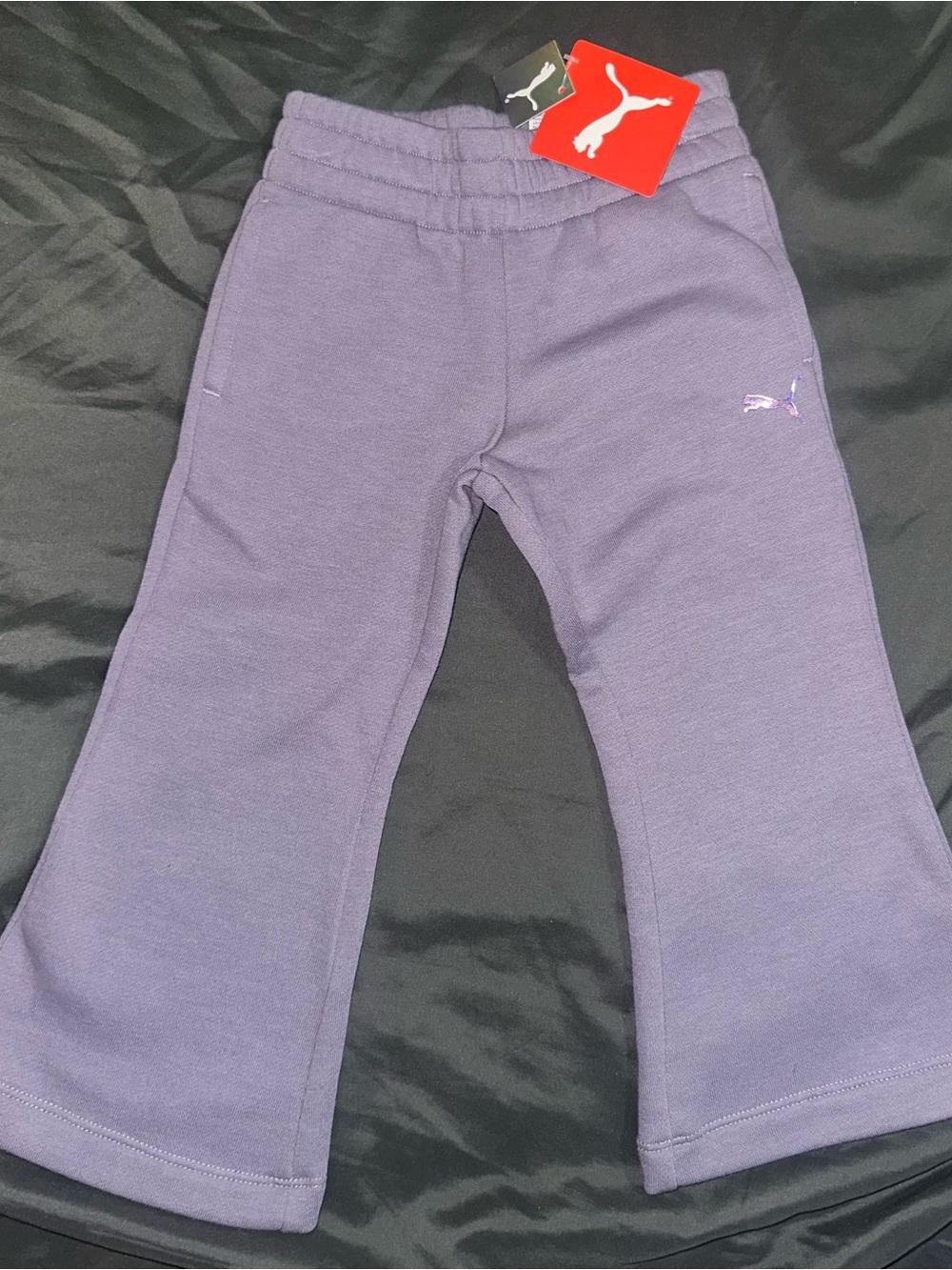 Puma Purple Girls' Fleece Joggers